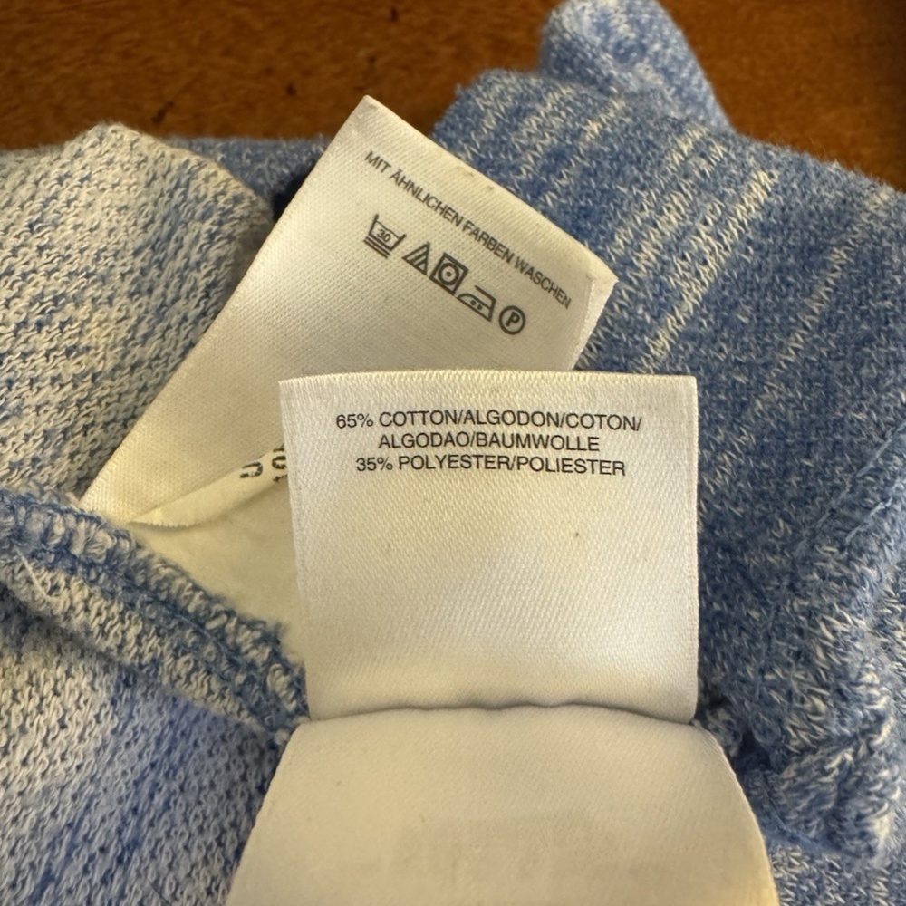 Jones New York Sport Size 2X Heathered Blue 3/4 Sleeve Pullover Sweatshirt - EUC - Picture 5 of 5